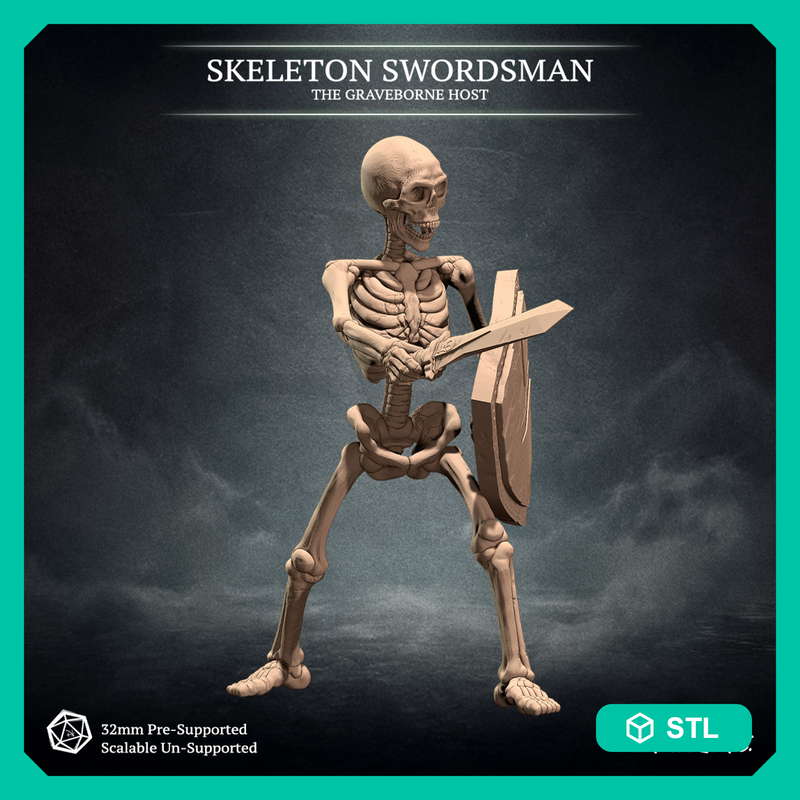 Skeleton Swordsman, The Graveborne Host