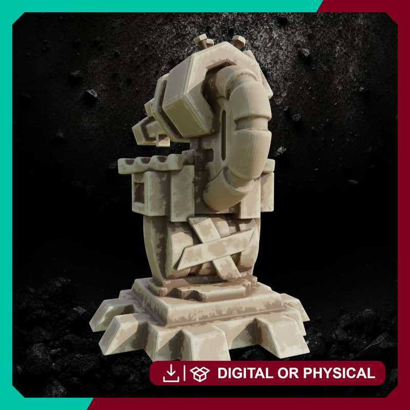 Quantum Star Bastion - Sci-Fi Forward Base STL for Wargaming
