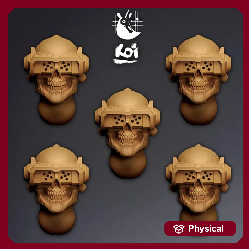 Techno Priests Type 6 - Miniature Heads