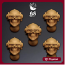 Techno Priests Type 6 - Miniature Heads
