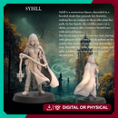 Hooded Mace Mercenary Sybill - Hooded Mace mercenary   - 32mm - Heroic scale