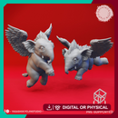 Hollyphant Pair - Tabletop Miniatures (Pre-Supported)