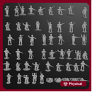 10 & 15mm British Infantry in Helmets with L1A1 SLRs (53 poses)