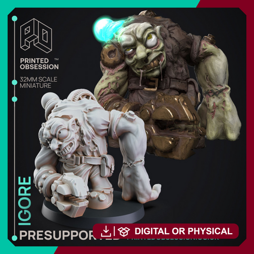 Igor - Frankensteins Lab - PRESUPPORTED - 32mm Scale - Only-Games