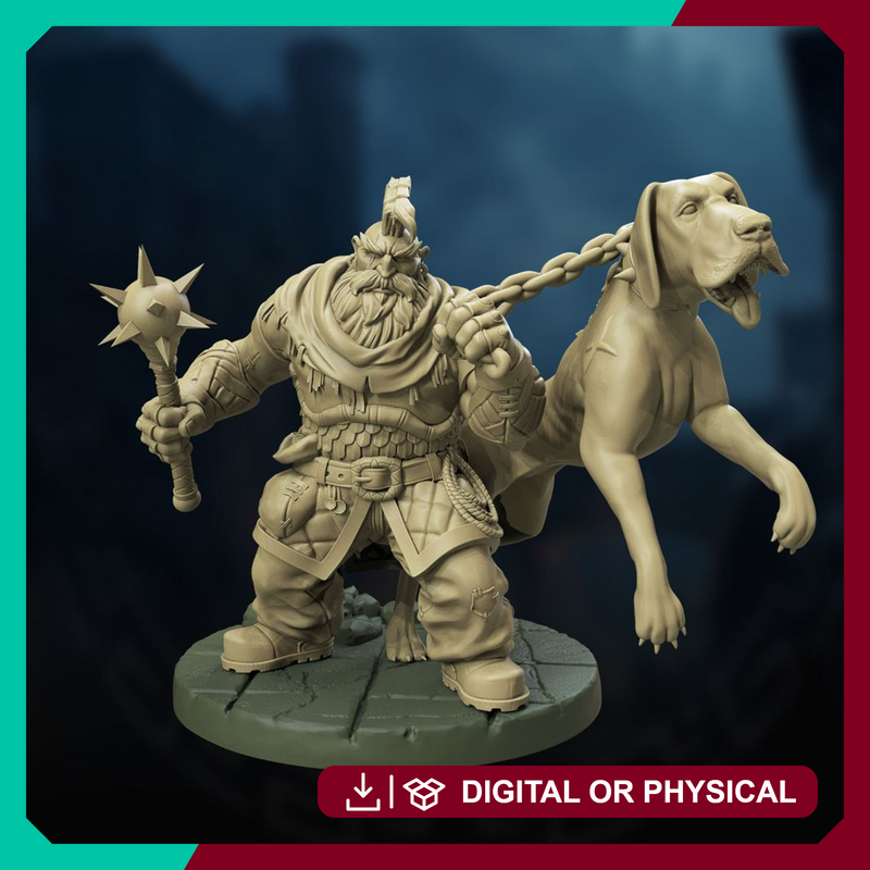 Dorgin & Fang, the Dwarf Houndmaster