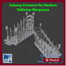 Subway Entrance for Modern Wargames