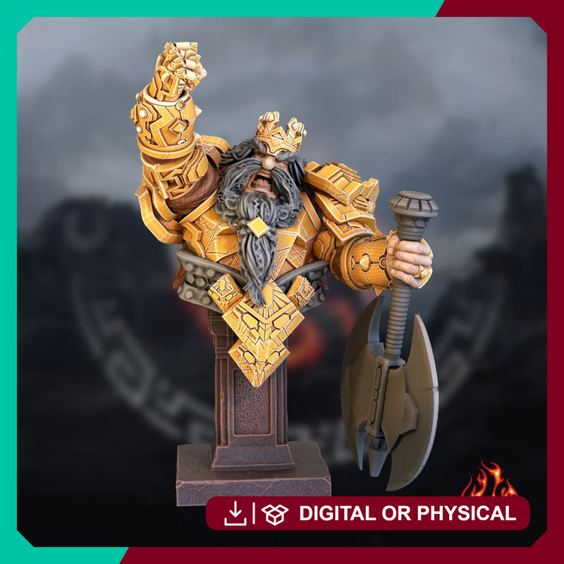 Dwarf King Bust