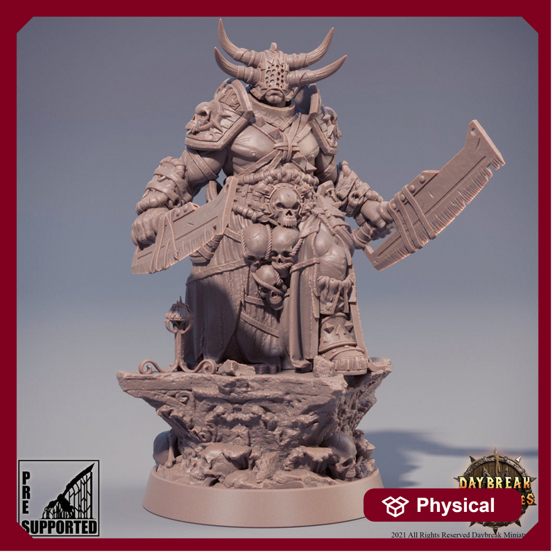 Evil Fighter 2 weapons| Blood Warriors | 28mm, 32mm, 75mm | Miniature |  Dungeons and Dragons | Pathfinder | DnD - Only-Games