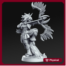 Kira - Unicorn girl hunter - 32mm - DnD -