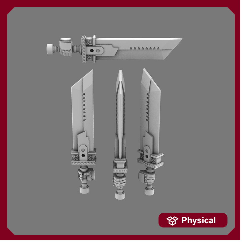 Space Knights Fantasy Cloud Sword RIGHT X 10