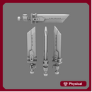 Space Knights Fantasy Cloud Sword RIGHT X 10