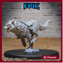 Orc Army Wolf Mount Running