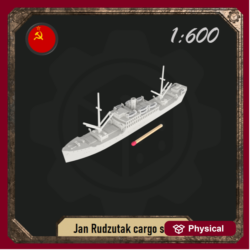 1/600 Jan Rudzutak cargo ship