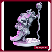 Kenku Druid Wizard Classic JRPG 28mm,32mm,75mm Scale Miniature Unpainted resin Figurine D&D Tabletop Fantasy Miniature Gaming - Only-Games