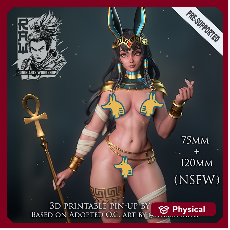 Nefrida - Egyptian Priestess Pinup (NSFW) - 75mm
