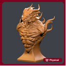 DRAGONBORN 90mm Bust