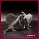 Dimetrodon fight - prehistoric animal