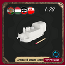 1/72 Armoured steam locomotive