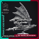 Female Void surfer - Gyth - Pre Supported - 32mm D&D