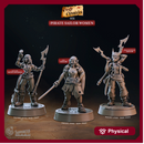 Pirate Sailor Women - Pirate Chronicles - CastNPlay - Terrain Wargaming D&D DnD 28mm 32mm 40mm 54mm