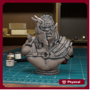 Orc Bust 04 - TytanTroll Miniatures - DnD - Fantasy - 50mm