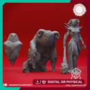 Auril All Forms Bundle - Tabletop Miniatures (Pre-Supported)
