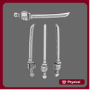 Cyber Samurai Techno Katana Type A RIGHT X 10