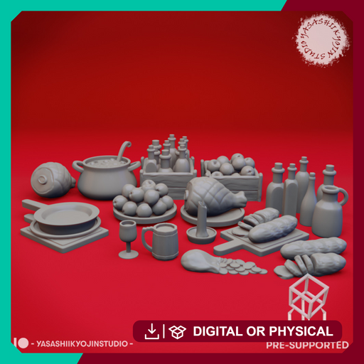 Tavern Scatter - Tabletop Props (Pre-Supported) - Only-Games