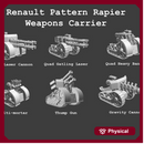 Renault Pattern Rapier Carrier with Trench Crossing Rail