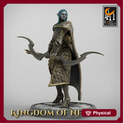 High Elf Archer Sharpshooter Fighter , Moon Elf,  Eladrin Unpainted Miniature | 28mm, 32mm,75mm Scales | Dungeons and Dragons | Pathfinder | - Only-Games