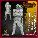 Mercenary Company - Captain Zed (32mm scale)
