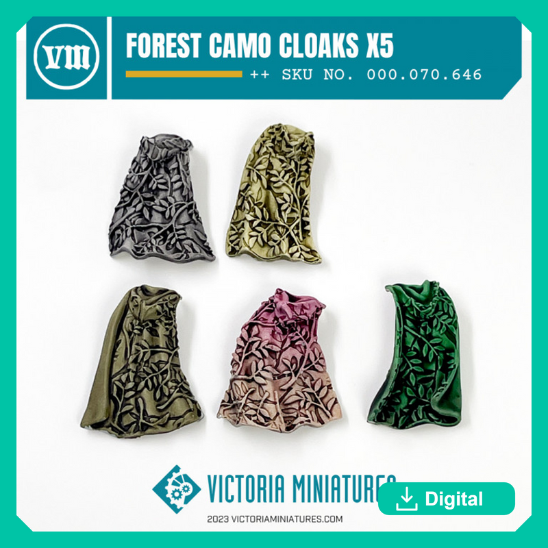 Forest Camo Cloaks x5 - Only-Games