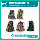 Forest Camo Cloaks x5