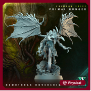Sci-Fi Flying Insectoid Hemothrax Hovercrim Miniature | 25mm, 40mm, 50mm, 60mm BASE SIZES | Resin Unpainted | Sci-fi Archvillain Games - Only-Games