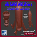 28mm scale Retro Rocket - Pluto Peak