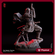 Human Rogue, Thief, Assassin, Kensai PC / NPC | 28mm, 32mm, 54mm, 75mm, 100mm Scale Resin Miniature | Dungeons and Dragons | Flesh of Gods - Only-Games