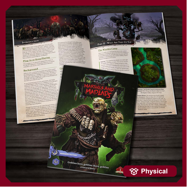 Marshes and Madlads - 5e Adventure Booklet