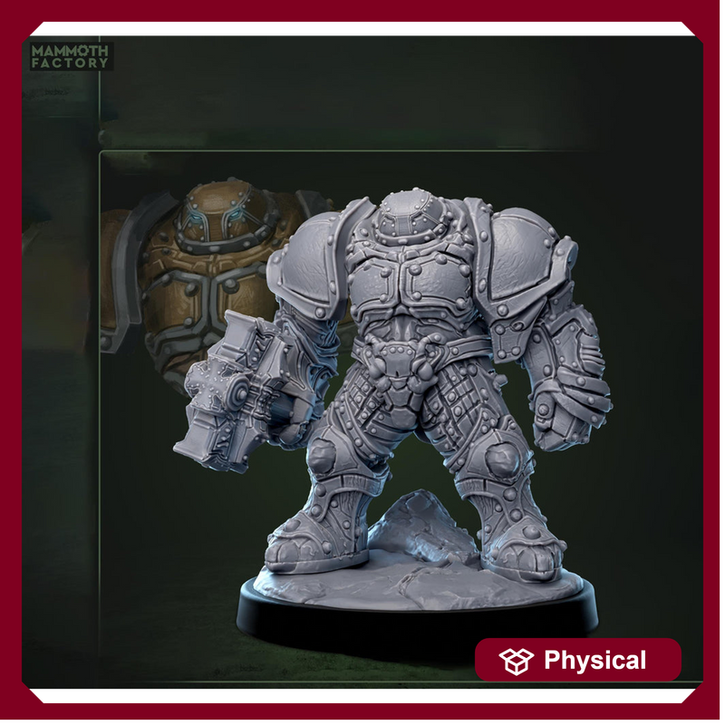 Construct Paladin Fighter Heavy Armor Knight | D&D 5e Hero | 5 Scales | Unpainted - Only-Games
