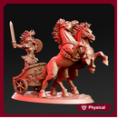Hoplika - Female Gladiator with biga - 32mm - DnD