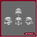 Space Knights V5 Defiance Helmets X 10