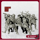 Men at arms with polearms - 28mm (Historic Scale)