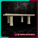 Wood Table 7 - Tabletop Furniture Terrain STL, DnD & Wargaming Scenery
