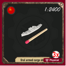 1/2400 Ural armed cargo ship pack
