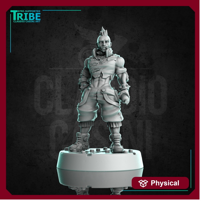(0275) Male pusher cyberpunk shi-fi henchman