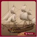 1/700 & 1/1200 Spanish 1st rate (Santa Ana) (112 guns), 1784-1816