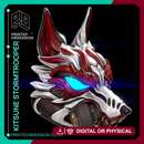 Kitsune Storm Trooper - Starwars Fanart - 10cm