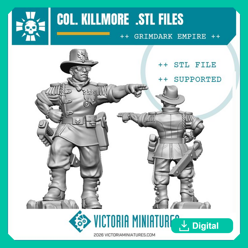 Col. Killmore. AdeptiCon 2026 STL - Only-Games