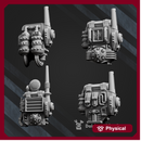 Imperial Guard Backpacks x4