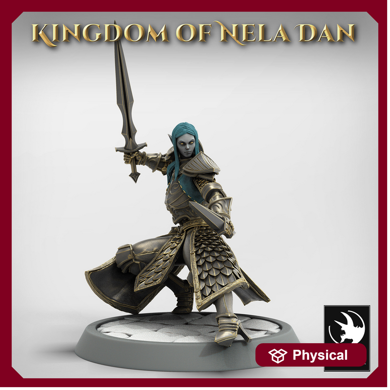 Elf Soldier Sword Dagger Low Guard