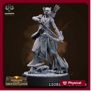 Female Leonin LionFolk Tabaxi Fighter Ranger Unpainted | 28mm,32mm,54mm,75mm,100mm Scale | Resin Dungeons and Dragons D&D 5e  | Pathfinder | - Only-Games